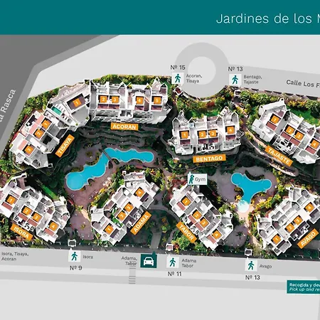 Nyaraló Jardines - Tabor 33 Jacuzzi & Pool View 2b *